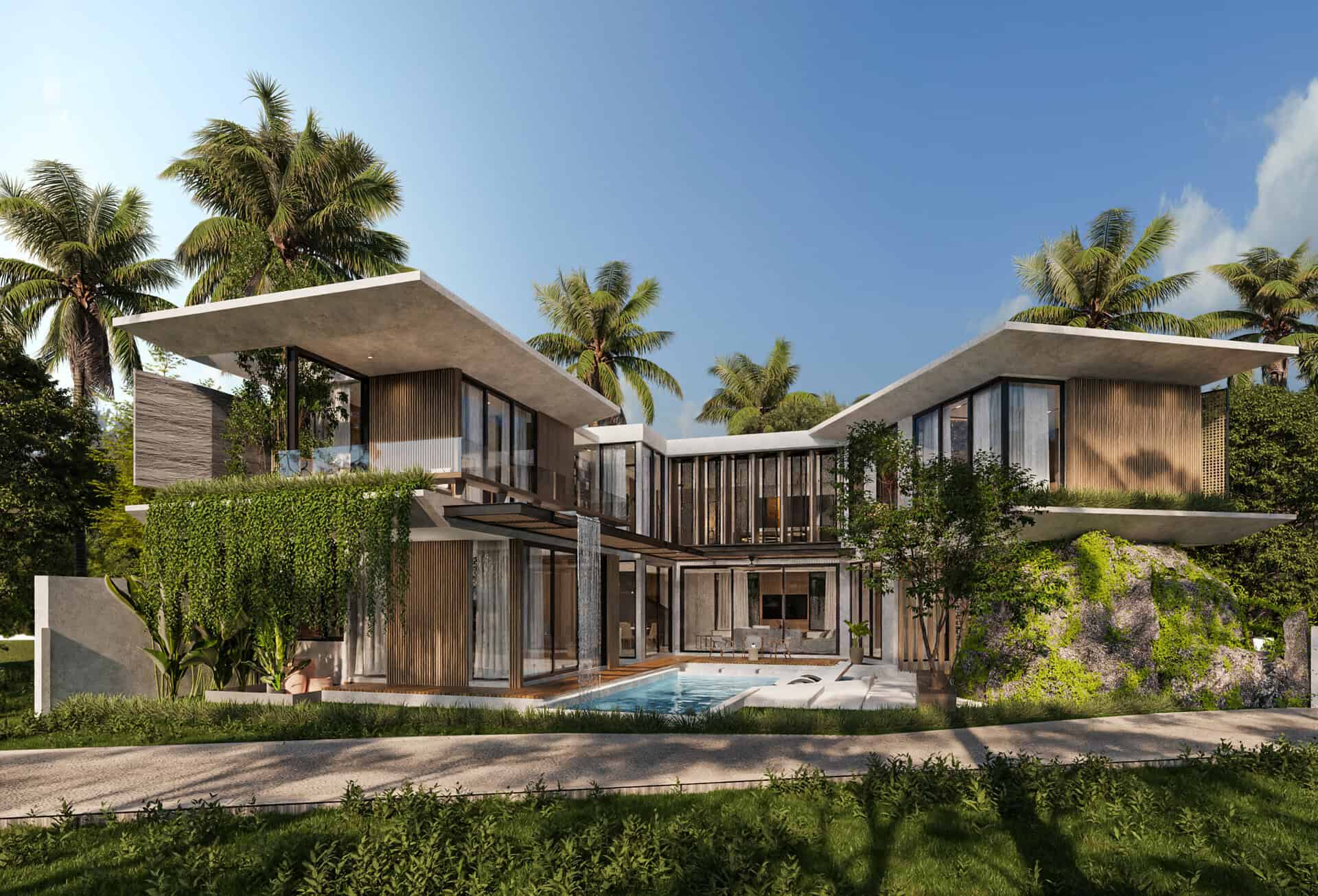 OFFPLAN 4 BEDROOM VILLA FOR SALE LEASEHOLD IN PERERENAN BE-1229 